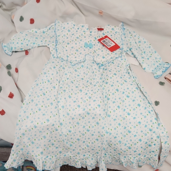 JILAX Other - JILAX INDIA Floral Blue Kids Casual Dress